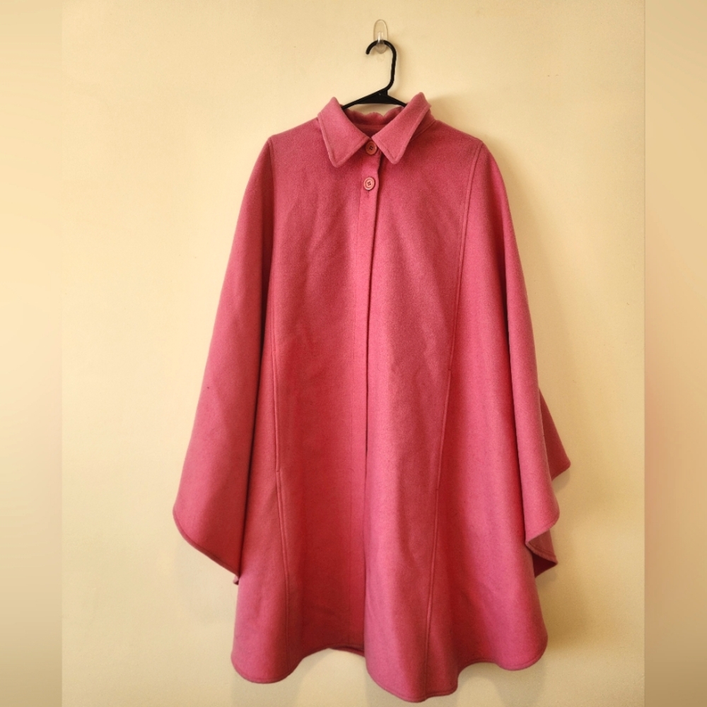 Vintage Carolina Colors 100% wool poncho